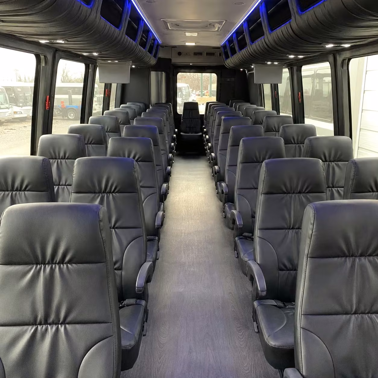 35 passenger minibus inside